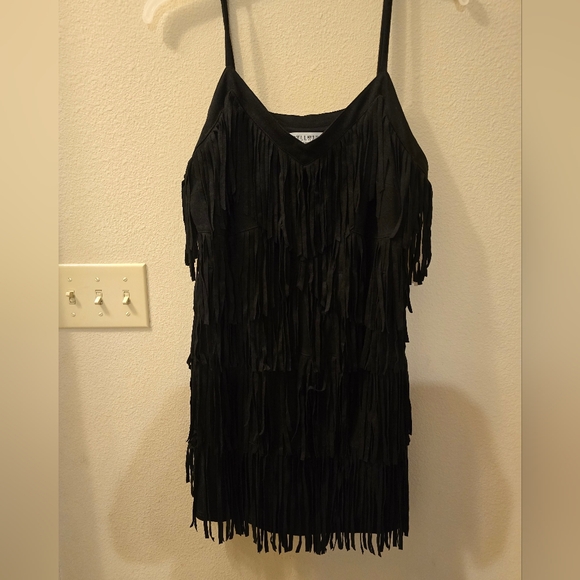 Idyllwind Black Fringe Festival Dress - Picture 2 of 4